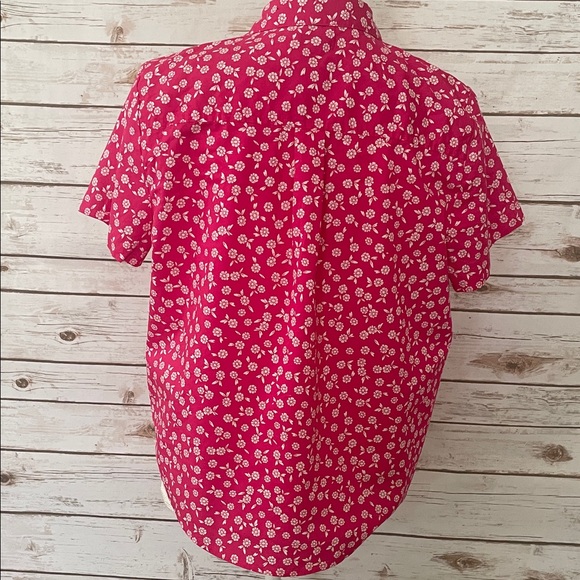 J. Crew Pink Floral Button-Down Shirt - Picture 3 of 5